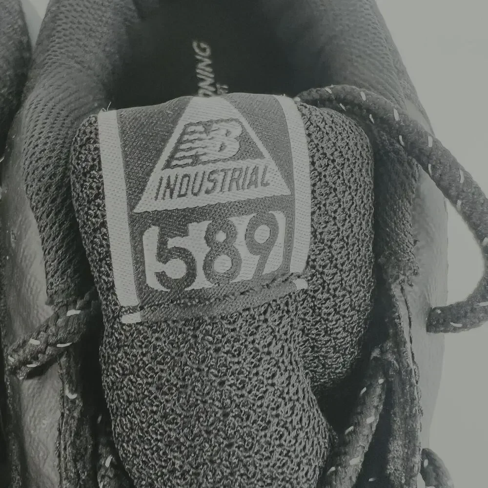 New Balance Composite Toe Black Slip-Resistant Work Shoes MID589G1 2E 17‎